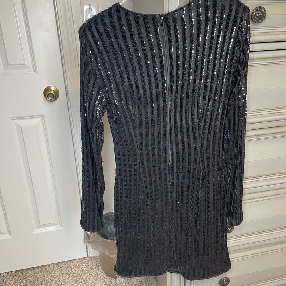 Black Sparkle Going Out Dress